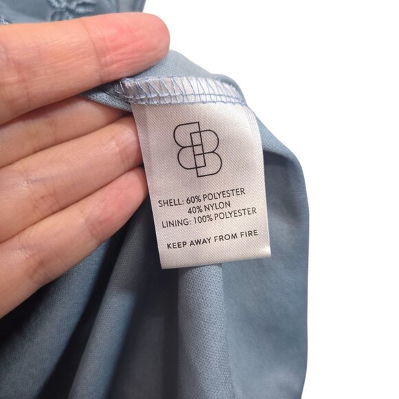 Baltic Born Kendra Embroidered Dress Dusty Blue Midi Size Large - Picture 9 of 12